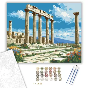 Volubilis Római Romjai - számfestő készlet - Számfestő.hu - 40×50cm - keret nélkül