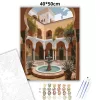 Fez-i Riad Udvara - számfestő készlet - Számfestő.hu - 40×50cm - Keret nélkül