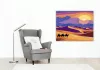 Tevék az Erg Chebbi Dűnéin - számfestő készlet - Számfestő.hu - 60×70cm - keret nélkül