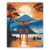 Itsukushima Tori Kapu Naplementében - Számfestő.hu