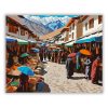 Ladakhi Piac Színes Forgatagban - Számfestő.hu