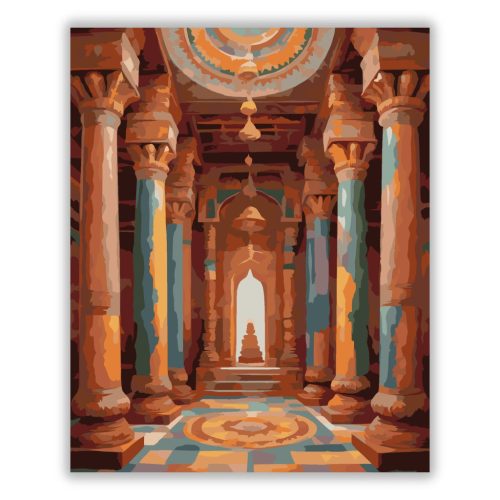 Hindu Templom Belső Tere - Számfestő.hu