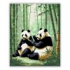 Szecsuáni Panda Harmónia - számfestő készlet - Számfestő.hu