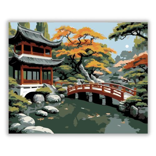 Shanghai Kert Harmóniája - számfestő készlet - Számfestő.hu