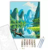 Guilin Csendes Szépsége - számfestő készlet - Számfestő.hu - 60×70cm - keret nélkül