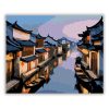Suzhou Éjszakai Fényei - számfestő készlet - Számfestő.hu