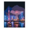Shanghai Éjszakai Fényei - számfestő készlet - Számfestő.hu