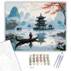 Hangzhou Tükörsima Tavai - számfestő készlet - Számfestő.hu - 50×60cm - keret nélkül