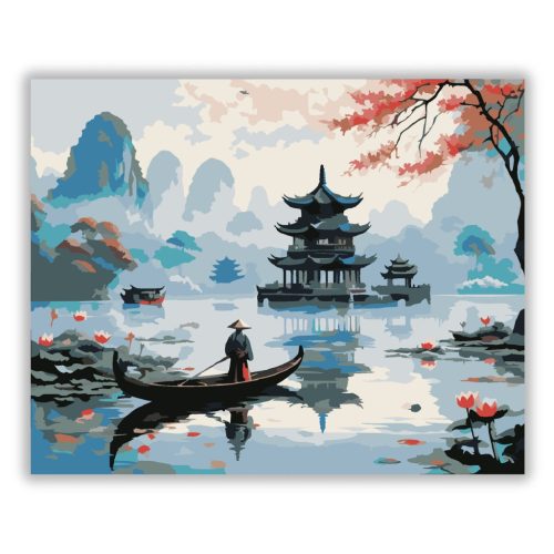 Hangzhou Tükörsima Tavai - számfestő készlet - Számfestő.hu