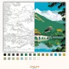 Beijing Nyári Palota Harmóniája - számfestő készlet - Számfestő.hu - 40×50cm - Keret nélkül