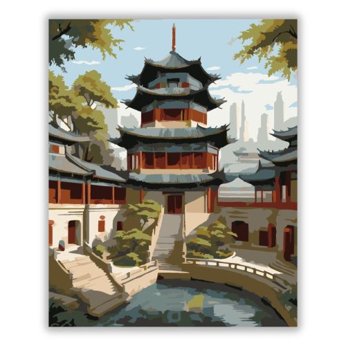 Xi an Nagy Mecset Nyugalma - Számfestő.hu