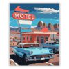 Route 66 Klasszikus Motel - számfestő készlet - Számfestő.hu