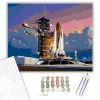 NASA Kennedy Űrközpont Indítóállomás - számfestő készlet - Számfestő.hu - 40×50cm - keret nélkül
