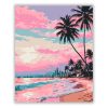 Miami Beach Naplemente - számfestő készlet - Számfestő.hu
