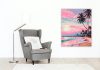 Miami Beach Naplemente - számfestő készlet - Számfestő.hu