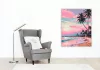 Miami Beach Naplemente - számfestő készlet - Számfestő.hu - 50×60cm - keret nélkül
