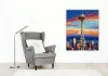Space Needle Seattle Naplementében - számfestő készlet - Számfestő.hu - 80×100cm - keret nélkül