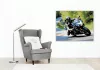 Fekete Sportmotor a Hegyi Kanyarban - számfestő készlet - Számfestő.hu - 40×50cm - keret nélkül