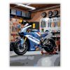 Versenymotor a Szerelőműhelyben - számfestő készlet - Számfestő.hu