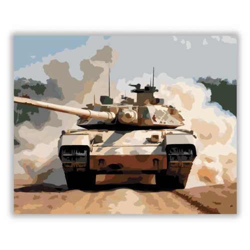 Leopard 2A6 Tank Akcióban - Számfestő.hu