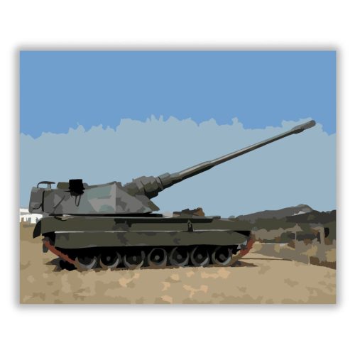 PzH 2000 Önjáró Tüzérségi Ágyú - Számfestő.hu