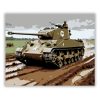 Sherman Tank Csata Közben - számfestő készlet - Számfestő.hu