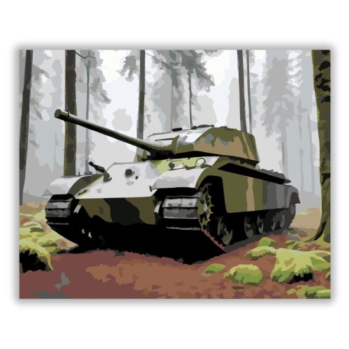 Elhagyatott Német Tank Erdőben - Számfestő.hu