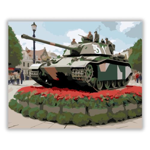 Emlékművé Átalakított Történelmi Tank - Számfestő.hu