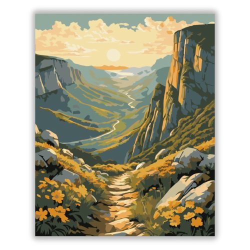 Serra do Cipó Hegység Napfelkeltében - Számfestő.hu