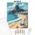 Copacabana Beach és Cukorsüveg-hegy - számfestő készlet - Számfestő.hu - 40×50cm - Keret nélkül