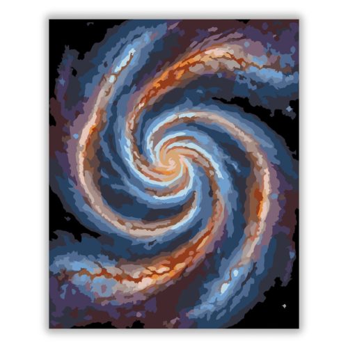 Dupla Magú Káoszspirál Galaxis - számfestő készlet - Számfestő.hu