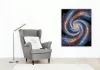 Dupla Magú Káoszspirál Galaxis - számfestő készlet - Számfestő.hu - 40×50cm - keret nélkül