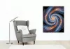 Dupla Magú Káoszspirál Galaxis - számfestő készlet - Számfestő.hu - 40×50cm - Keret nélkül