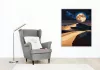 Holdfény és Galaxis a Sivatag Felett - számfestő készlet - Számfestő.hu - 50×60cm - keret nélkül