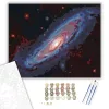 Spirálgalaxis Csillagködökkel - számfestő készlet - Számfestő.hu - 50×60cm - keret nélkül