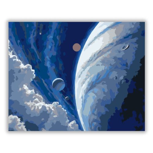 Neptunusz és Bolygói - számfestő készlet - Számfestő.hu