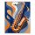 Jazz Szaxofon Absztrakció - számfestő készlet - Számfestő.hu
