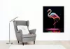 Neon Flamingó és Csillogó Textúrák - számfestő készlet - Számfestő.hu - 40×50cm - keretre feszítve
