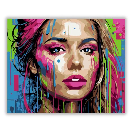 Neon Könnyek és Graffiti Textúrák - Számfestő.hu