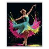 Neon Balerina Mozdulat - számfestő készlet - Számfestő.hu