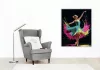 Neon Balerina Mozdulat - számfestő készlet - Számfestő.hu - 40×50cm - keret nélkül