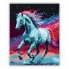 Galaktikus Paripa Neon Színátmenetekkel - számfestő készlet - Számfestő.hu - 40×50cm - Keret nélkül