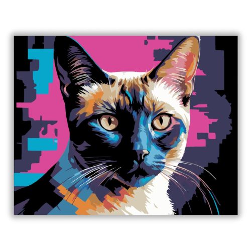 Neon Színek és Textúrák - Számfestő Készlet - Számfestő.hu