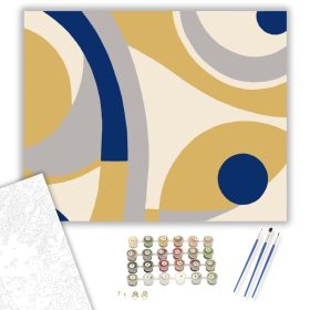 Íves Formák és Színek - számfestő készlet - Számfestő.hu - 40×50cm - keret nélkül