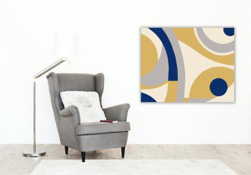 Íves Formák és Színek - számfestő készlet - Számfestő.hu - 40×50cm - keret nélkül