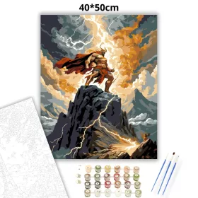 Viharisten - számfestő készlet - Számfestő.hu - 40×50cm - Keret nélkül