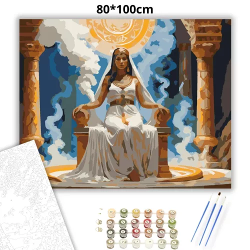 Látomások temploma - számfestő készlet - Számfestő.hu - 80×100cm - Keret nélkül