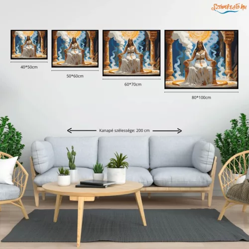 Látomások temploma - számfestő készlet - Számfestő.hu - 40×50cm - Keretre feszítve