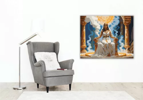 Látomások temploma - számfestő készlet - Számfestő.hu - 40×50cm - Keretre feszítve