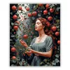 Persephoné – Az alvilág királynője - számfestő készlet - Számfestő.hu - 60×70cm - Keret nélkül